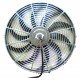 14" UNIVERSAL FAN W/ CURVED BLADES HEAVY DUTY CHROME 