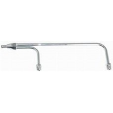 Chrome Fuel Line for Holley Quad - 9 5/16" Centers