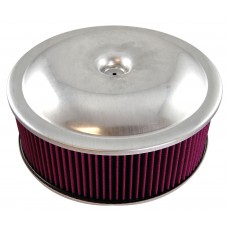 14 X 3 SPUN ALUM AIR CLEANER SET W/WASHABLE ELEMENT(A)