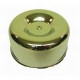 Chrome 4" x 2 7/8" Plain Style Air Cleaner Set - 2 5/8" Neck & Paper Element