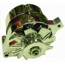 1965-89 Ford Alternator V6 & V8 single groove chrome