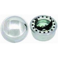 Chrome Push-In Breather Cap - 2 3/8" Diameter
