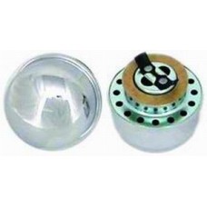 Chrome Twist-On Breather Cap - 2 3/8" Diameter
