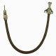 Polished Alum/Braided Ford C-6 Transmission Dipstick (Fire Wall Mount)