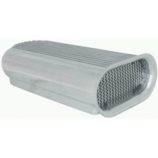 Polished Aluminum "Hilborn" Style Hood Scoop for Dual Quad