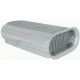 Polished Aluminum "Hilborn" Style Hood Scoop for Dual Quad