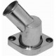 Polished Aluminum SB Chevy O-Ring Water Neck - 40 Deg. Swivel