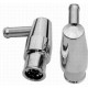 Polished Billet Aluminum PCV Valve with 3/4" Neck