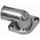 Polished Aluminum SB Chevy O-Ring Water Neck - 90 Deg. Swivel