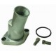 Polished Aluminum 1966-75 SB Chevy 283-350 O-Ring Water Neck (15 degree)