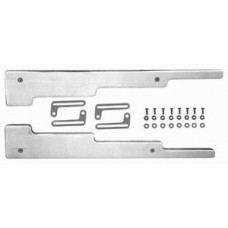 Polished Aluminum 2 Piece Wire Loom with Bracket for Early Model - Plain