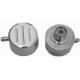 Polished Aluminum Push-In Breather with PCV Tube - Ball Milled with 1" Neck