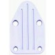 Polished Aluminum SB Chevy Fuel Pump Block-Off Plate