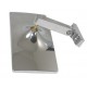 CHROME ALUM RECTANGULAR MIRROR BRACKET STYLE