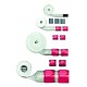 RED BRAIDED HOSE SLEEVING KIT
