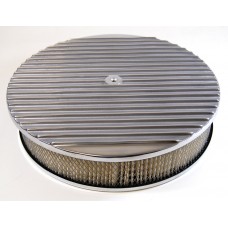 14 X 3 FULL FINNED A/C PAPER ELEM SET POLISHED  (A)