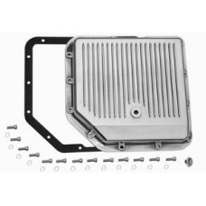 Polished Aluminum GM Turbo 350 Transmission Pan - Finned with Gasket