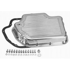 Polished Aluminum GM Turbo 400 Transmission Pan - Finned with Gasket