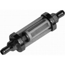 Chrome/Clear Fuel Filter - 3/8