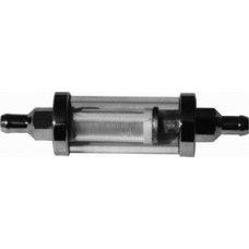 Chrome/Clear Fuel Filter - 5/16
