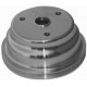 Polished Aluminum SB Chevy V8 Single Groove Crankshaft Pulley - LWP Lower