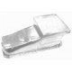 Chrome 1955-79 SB Chevy 283-350 Drag Racing Oil Pan - Driver Dipstick (7 qts)