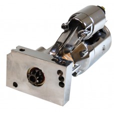 Chrome Alum GM SBC & BBC Gear Reduction Starter - 1.6 HP (Fits 153 & 168 tooth flywheel)