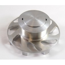 POLISHED BILLET ALUMINUM ALTERNATOR PULLEY FAN